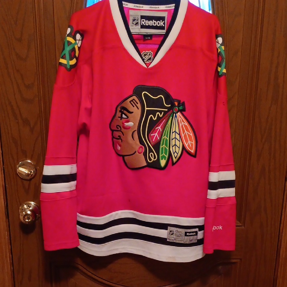 Reebok Red and Black Hockey Jersey